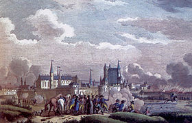Peinture : Siège de Nantes en 1793